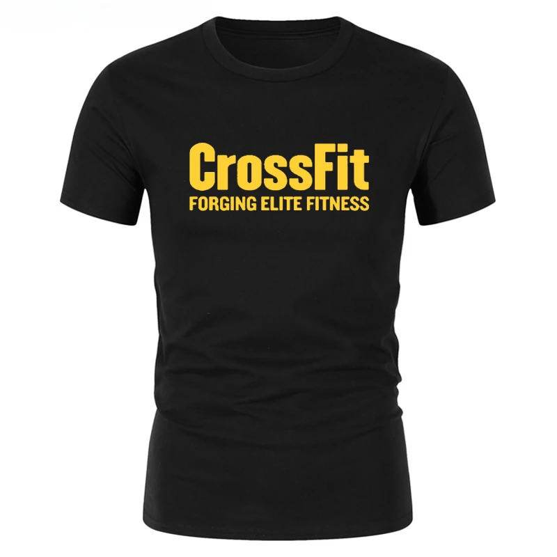 Crossfit Mayhem - ผู้ชายผู้ชายพิมพ์รูปแบบตัวอักษร T เสื้อแฟชั่นฤดูร้อน O คอสั้นแขน Harajuku