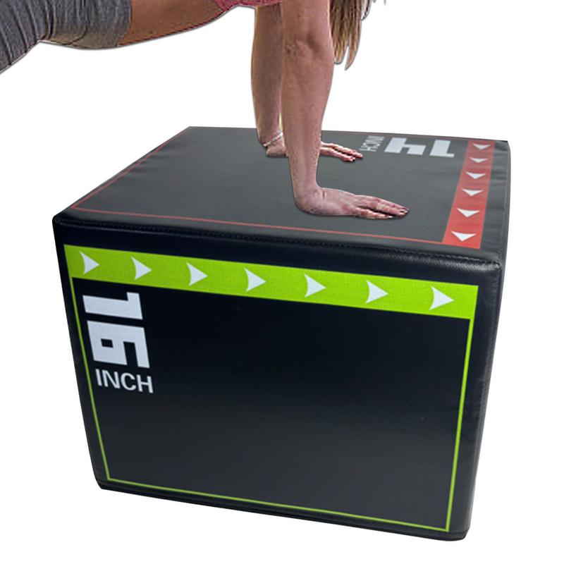 Box Jump Plyo - กล่องกระโดด Plyometric กันกระแทกลื่น Step Up กล่องกระโดดเครื่องมือการฝึกอบรมสวมใส่อุปกรณ์ฟิตเนสสําหรับ