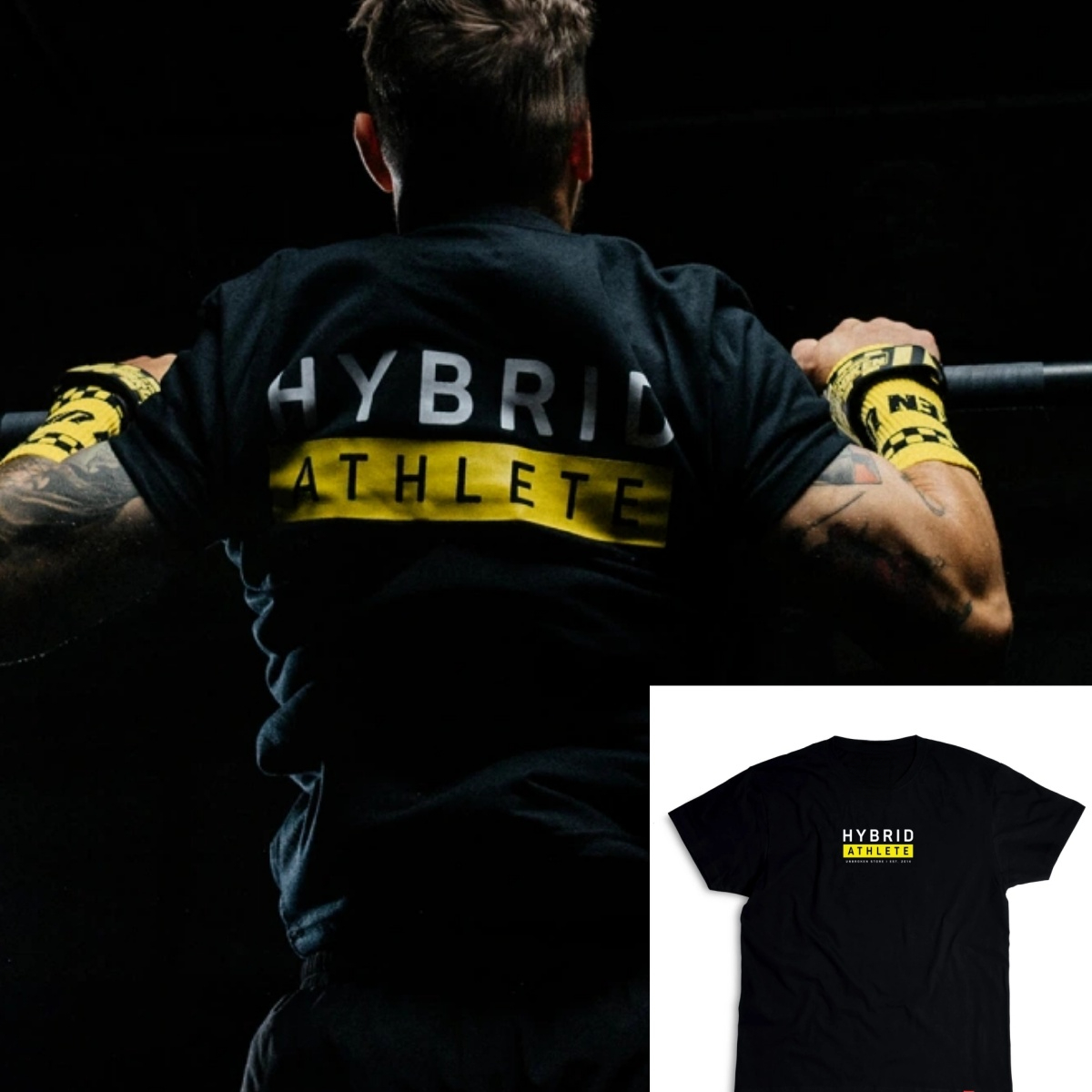 Crossfit Mayhem - เสื้อยืดออกกำลังกายสำหรับนักกีฬาไฮบริด ยี่ห้อ Unbroken แบรนด์หรูสำหรับผู้ชายและผู้หญิง
