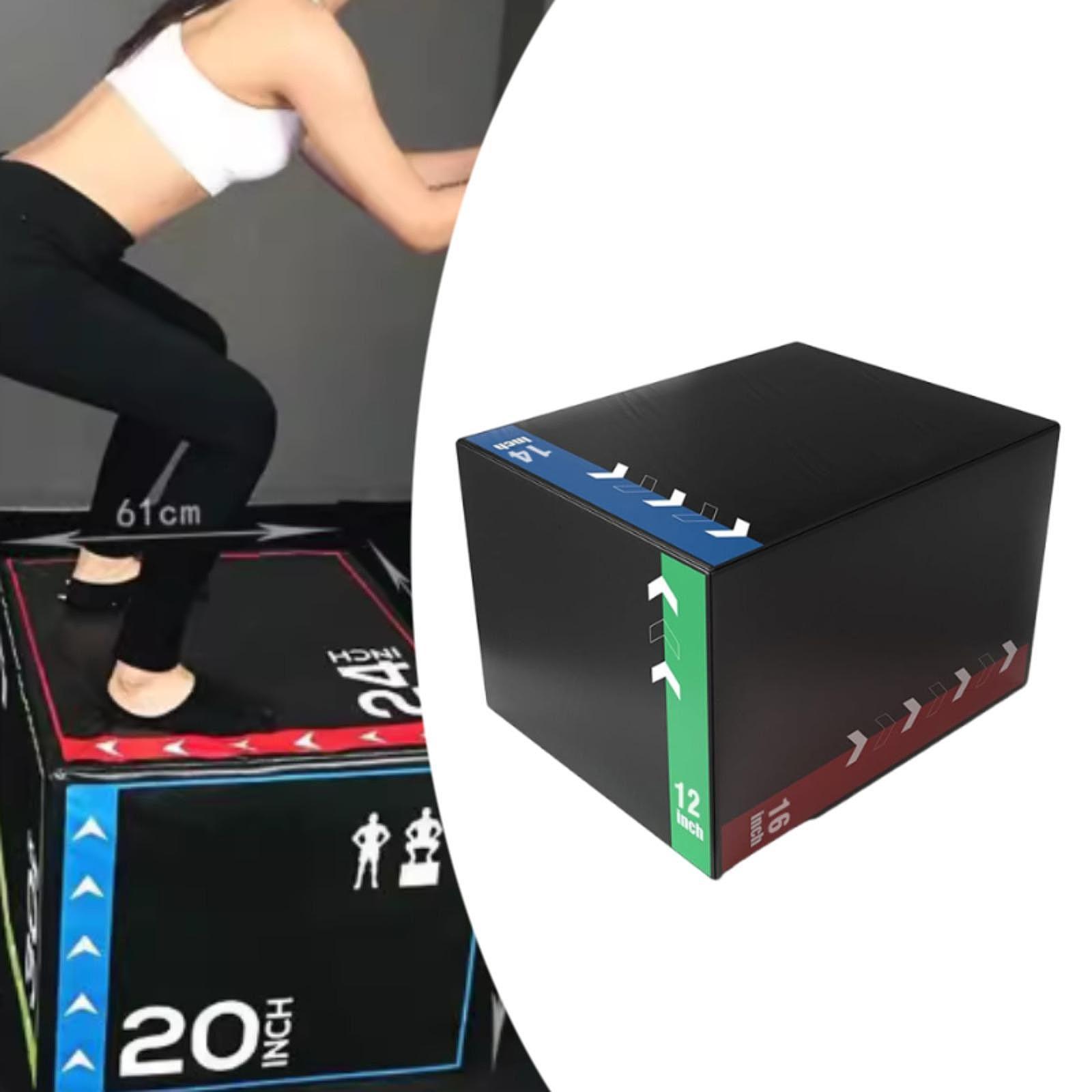 Box Jump Plyo - กล่องกระโดดพลายโอเมตริกแบบหนัก กล่องสเต็ปอัพอเนกประสงค์สำหรับออกกำลังกายที่ยิมและที่บ้าน ฝึกความแข็งแรงและปรับสภาพร่างกายด้วยกล่องพลายโอ
