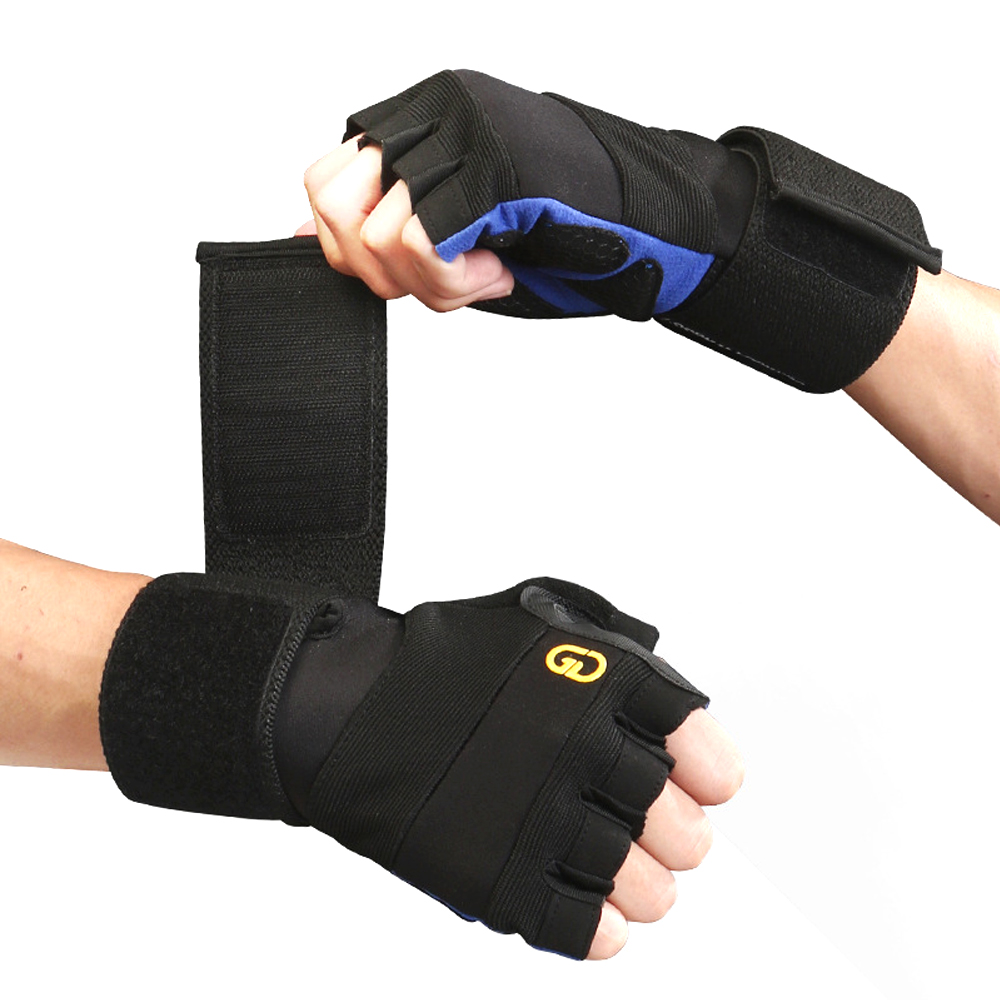 Crossfit Workout Gear - ถุงมือออกกําลังกาย 1 คู่พร้อมสายรัดข้อมือและการป้องกันฝ่ามือเต็มรูปแบบ, อุปกรณ์ออกกําลังกายแบบมัลติสปอร์ตสําหรับ Crossfit/เพาะกาย/แขวน