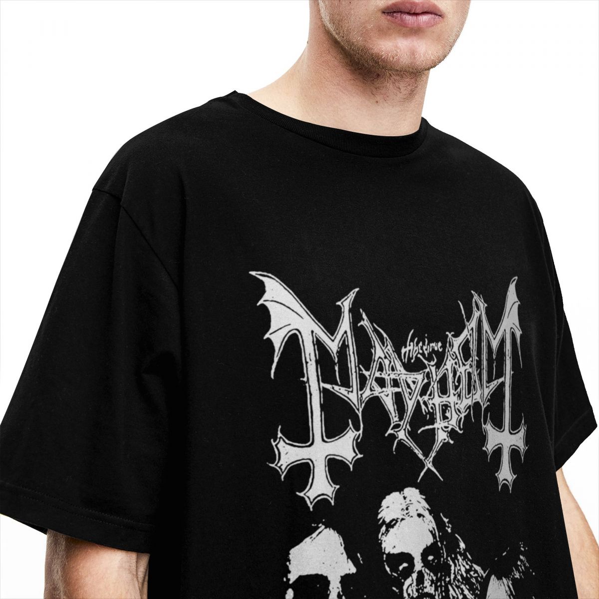 เสื้อยืดคอกลมแขนสั้นคลาสสิกสำห - Crossfit Mayhem บทวิจารณ์และราคา