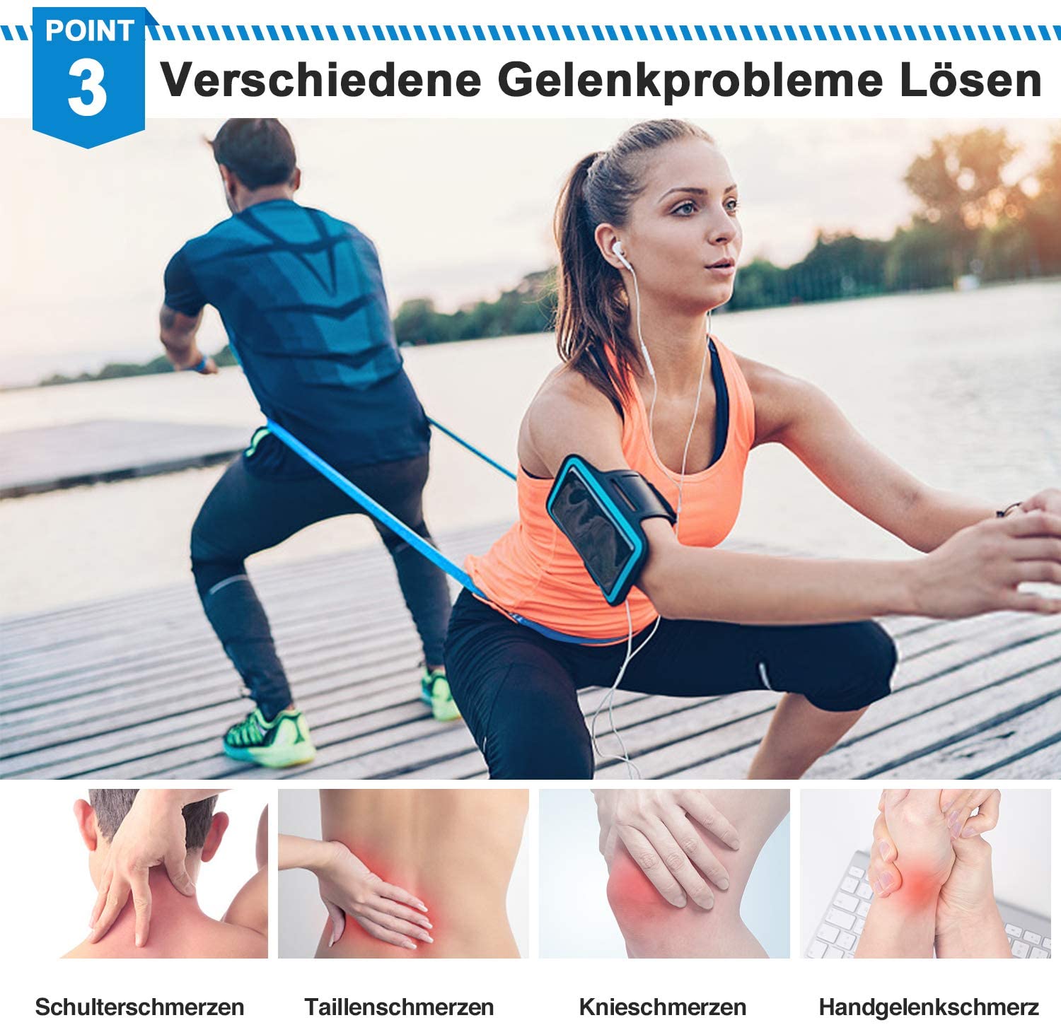 วงออกกําลังกายยืดหยุ่น 3 ชิ้นว - Crossfit Workout Gear บทวิจารณ์และราคา