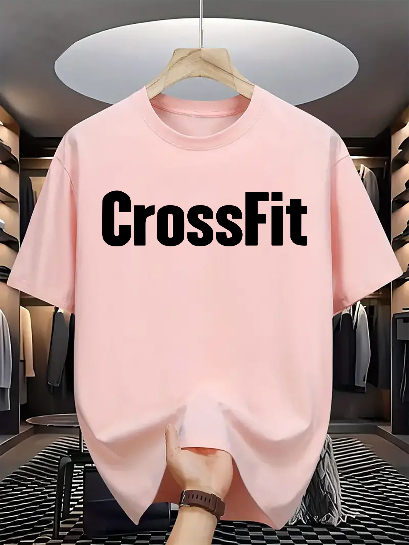 เสื้อยืดแขนสั้นคอกลมผ้าฝ้าย 10 - Crossfit Mayhem บทวิจารณ์และราคา