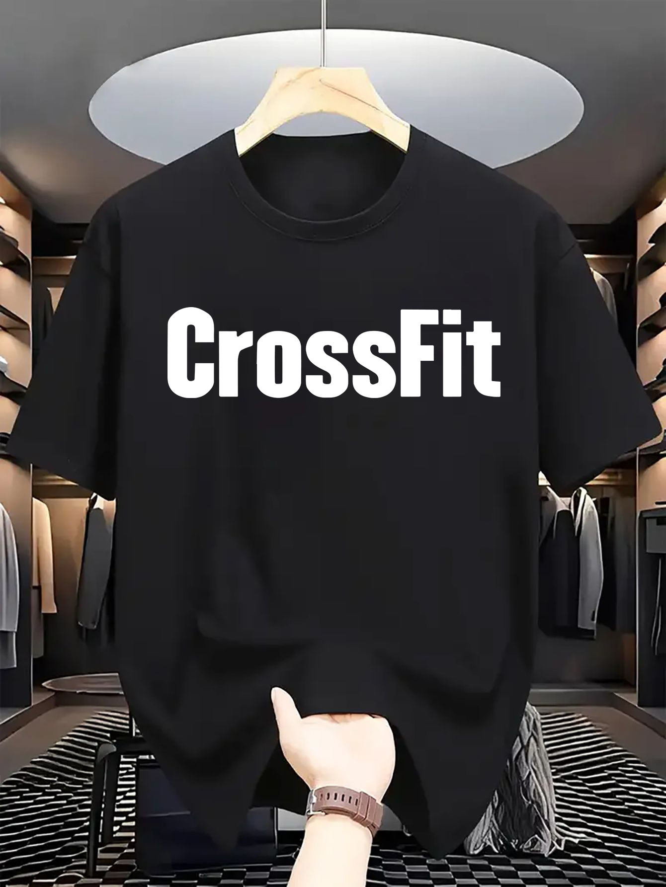 เสื้อยืดแขนสั้นคอกลมผ้าฝ้าย 10 - Crossfit Mayhem บทวิจารณ์และราคา