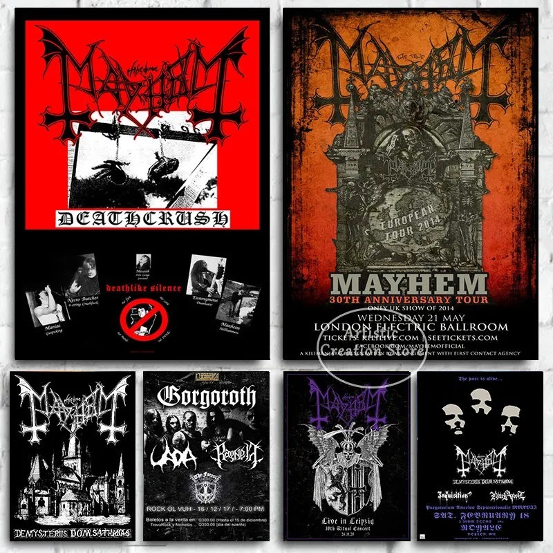 Mayhem โปสเตอร์สแกนดิเนเวียนโล - Crossfit Mayhem บทวิจารณ์และราคา