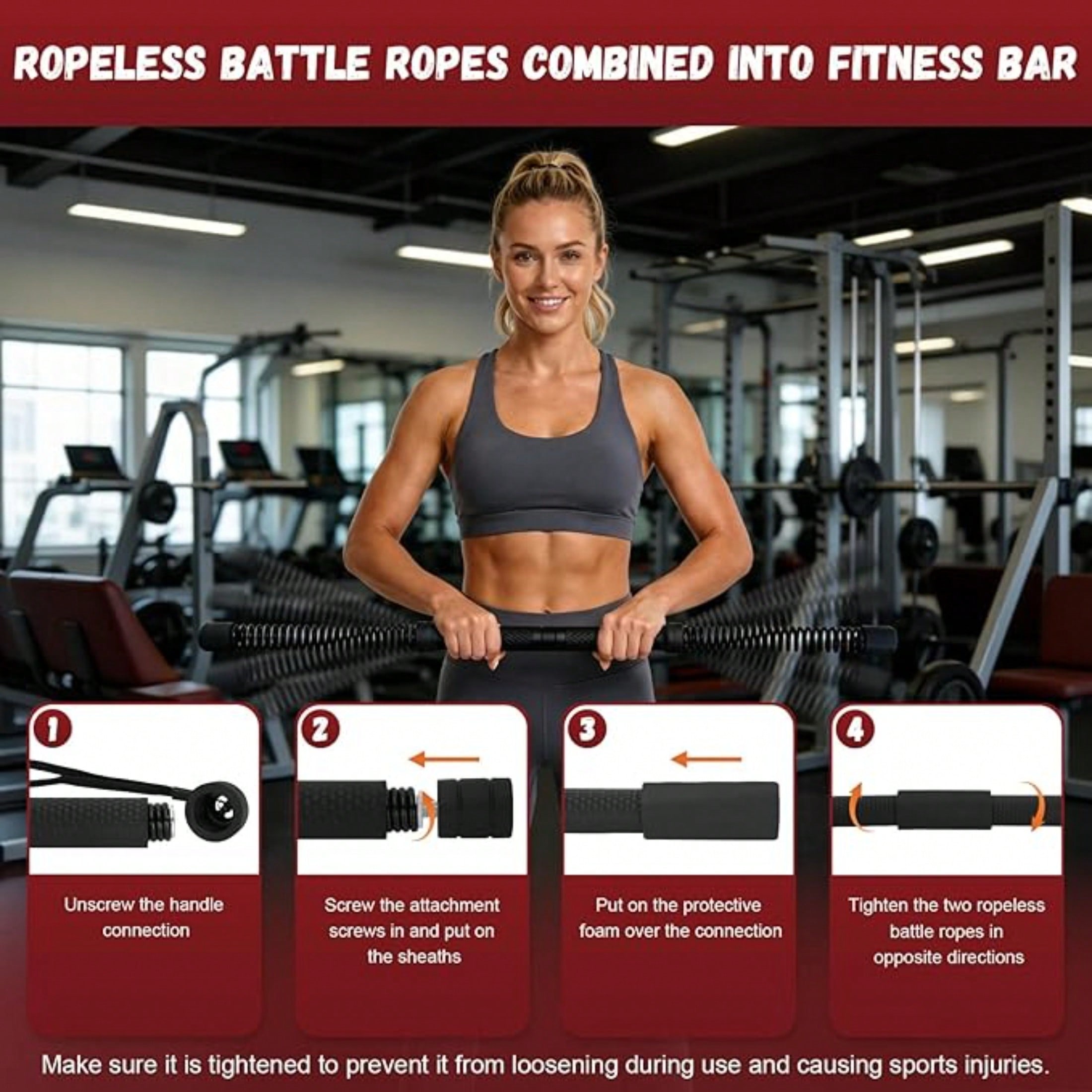 อุปกรณ์ออกกำลังกายแบบ 2-in-1 ร - Crossfit Workout Gear บทวิจารณ์และราคา