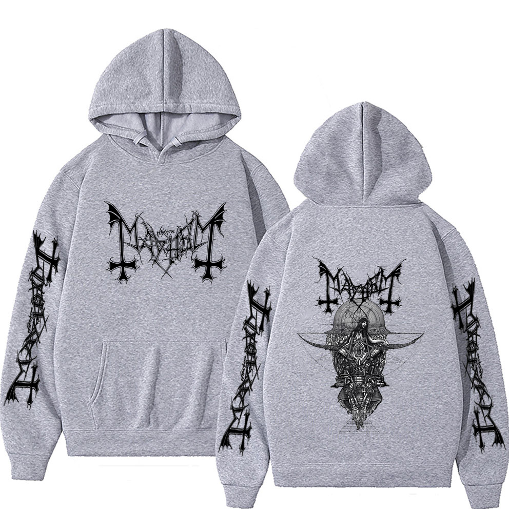 เสื้อฮู้ดลายวงดนตรีร็อค Mayhem - Crossfit Mayhem บทวิจารณ์และราคา